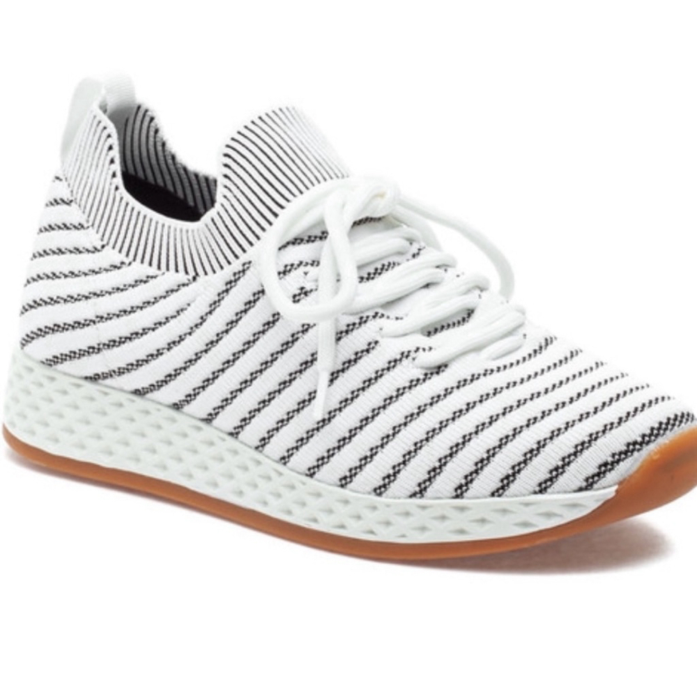 Women's J/Slides Sneakers, White & black, various sizes